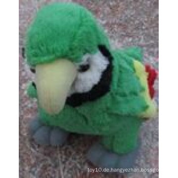 Nette visuelle hochwertige gefüllte Papagei Spielzeug